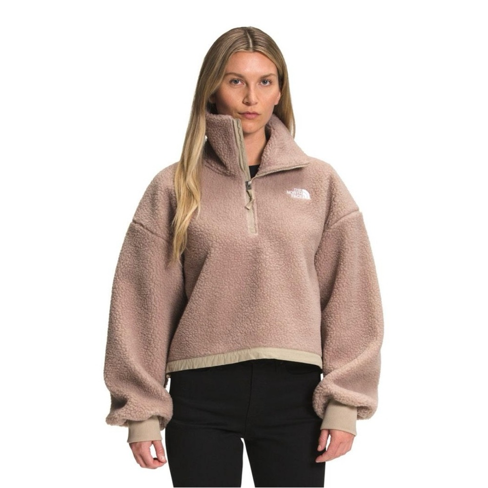 THE NORTH FACE PLATTE SHERPA 1/4 ZIP FLEECE WOMEN'S